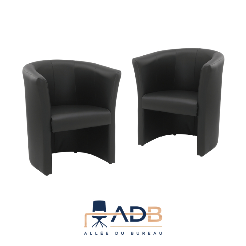 LOT DE 2 CHAUFFEUSES D'ACCUEIL "SMART"